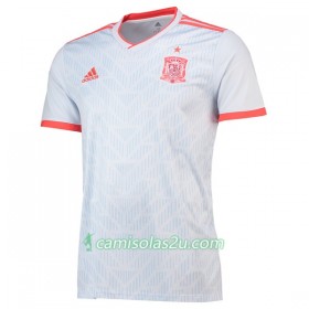 Camisolas de Futebol Espanha Equipamento Alternativa Copa do Mundo 2018 Manga Curta
